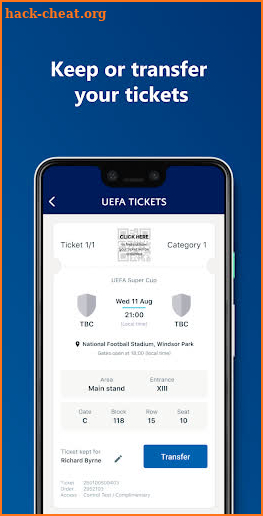 UEFA Mobile Tickets screenshot