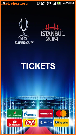 UEFA Super Cup 2019 Tickets screenshot