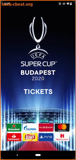 UEFA Super Cup 2020 Tickets screenshot