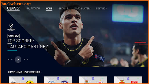 UEFA.tv Always Football. Always On. screenshot