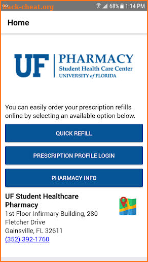 UF - Student Healthcare screenshot
