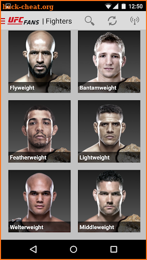 UFC Fans powered by MetroPCS screenshot