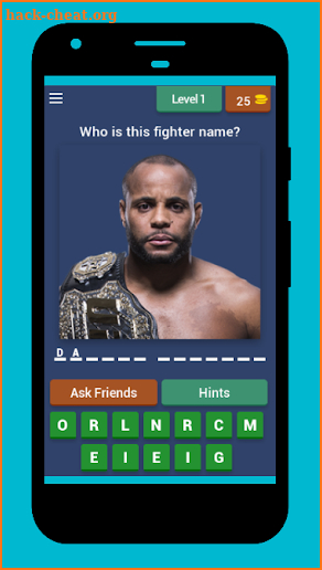 UFC Guess the Fighter screenshot