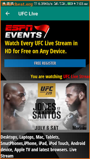 UFC Live screenshot
