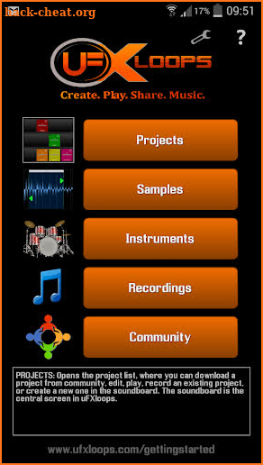 uFXloops Music Studio screenshot