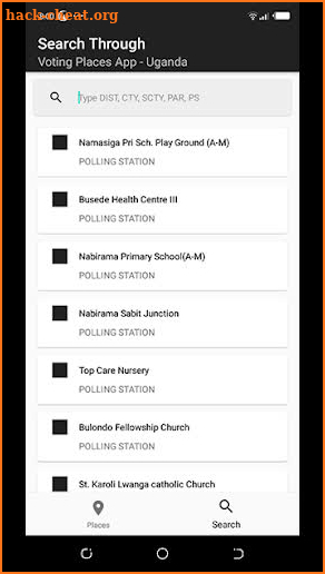 Uganda Voting Places App - 2021 Elections screenshot