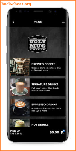 Ugly Mug Coffee screenshot