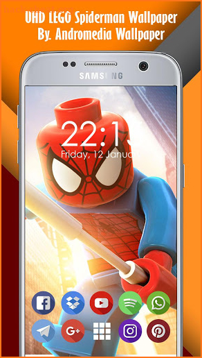 UHD LEGO Spiderman Wallpaper Ultra HD Quality screenshot