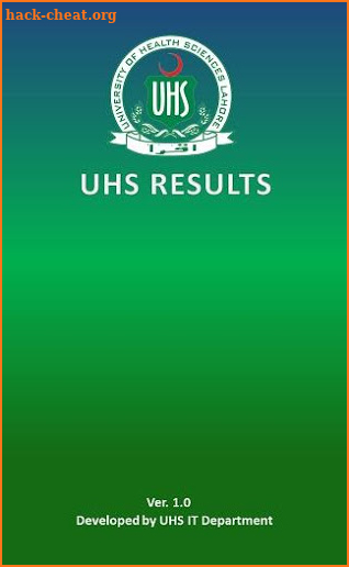 UHS Results screenshot