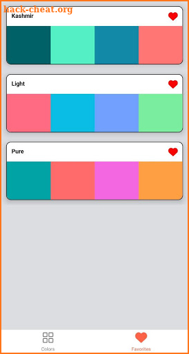 UI colors screenshot