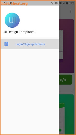 UI Design Templates with Source Code screenshot