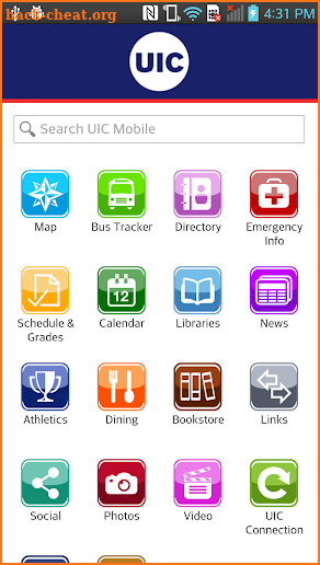 UIC Mobile screenshot