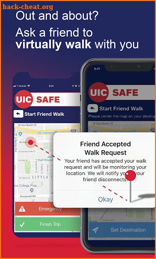 UIC SAFE screenshot