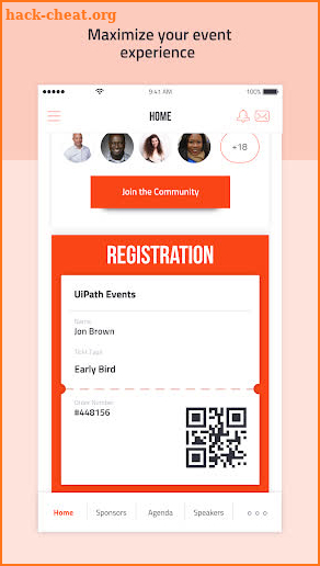 UiPath Events screenshot