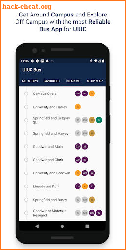 UIUC Bus screenshot