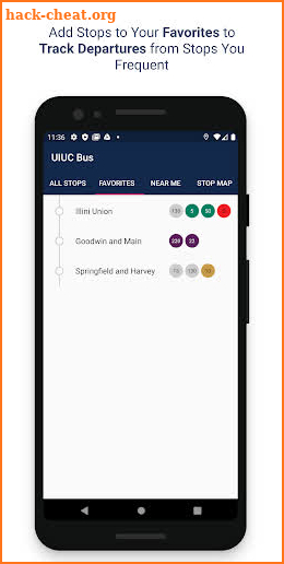 UIUC Bus screenshot