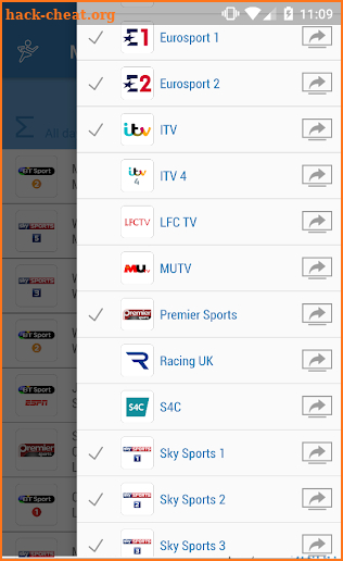 UK Live Sport TV Guide screenshot