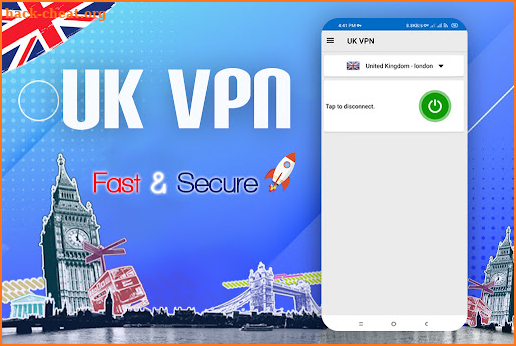 UK VPN - Unlimited & Fast VPN‏ screenshot