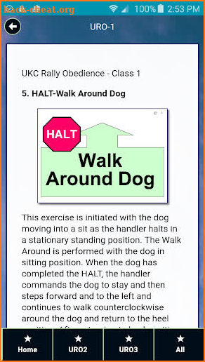 UKC Rally Dog Obedience screenshot