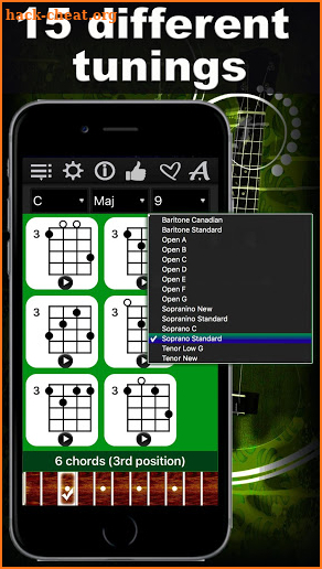 Ukulele Chords Compass screenshot