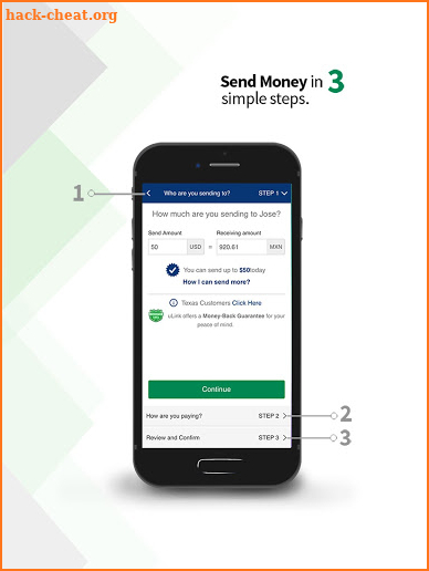 uLink Money Transfer screenshot