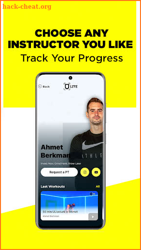 ULive - Workouts ad Home screenshot