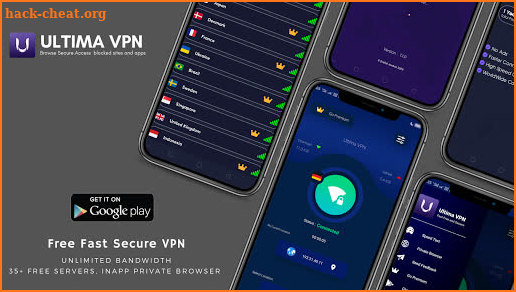 Ultima VPN - Fast High speed Free VPN Unlimited screenshot