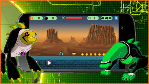 Ultimate Alien Diamond Ben Warriors screenshot