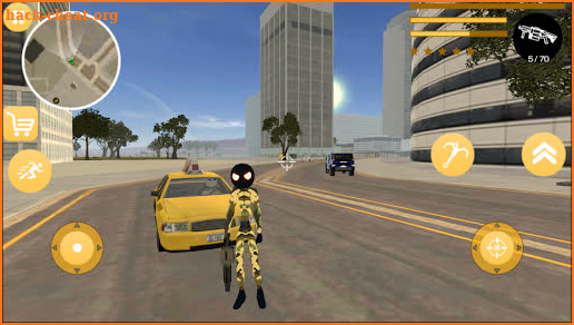 Ultimate Army Stickman Rope Hero Capitaine Mafia screenshot
