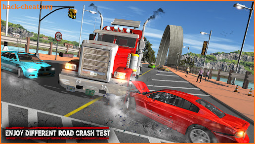 Ultimate Car Crash Bridge Loop screenshot
