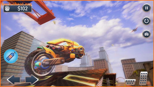 Ultimate Flying Bike Racing Stunts-City Moto Drive screenshot