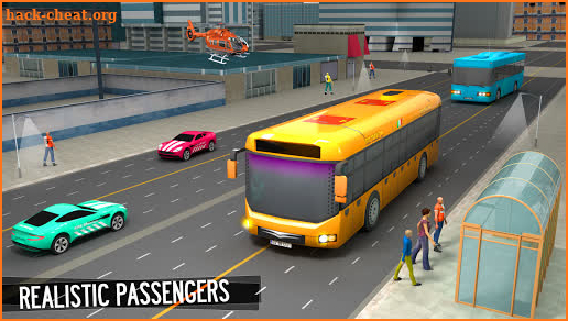 Ultimate Futuristic flying bus Driving Simulator screenshot