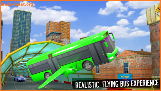Ultimate Futuristic flying bus Driving Simulator screenshot