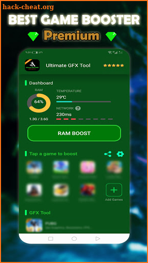 Ultimate GFX Tool 🔧 + Game Booster & Lag Fix screenshot