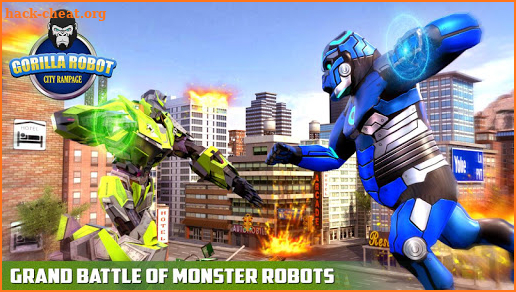 Ultimate Gorilla Robot Transform: City Rampage screenshot