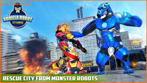 Ultimate Gorilla Robot Transform: City Rampage screenshot