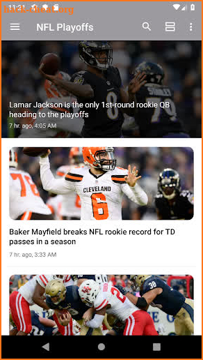 Ultimate NFL Playoffs App screenshot