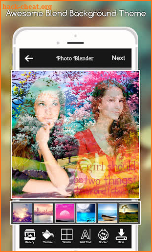 Ultimate Photo Blender Photo Mixer App screenshot