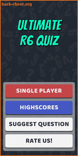 Ultimate R6 Quiz screenshot