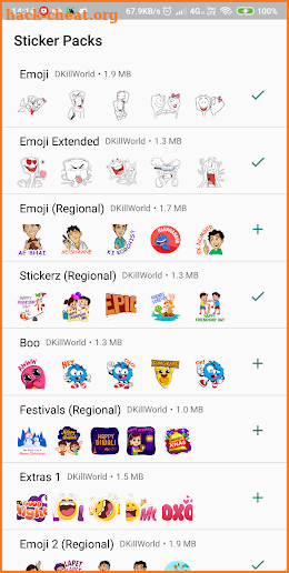 Ultimate Stickers for WhatsApp screenshot