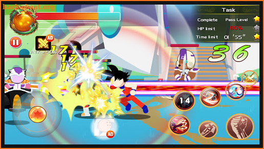 Ultimate Stickman Battle: Legendary Z Fighters screenshot