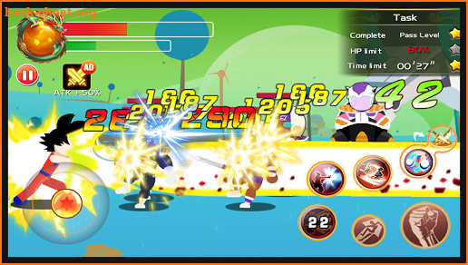 Ultimate Stickman Battle: Legendary Z Fighters screenshot