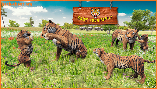Ultimate Tiger Family Wild Animal Simulator Games screenshot
