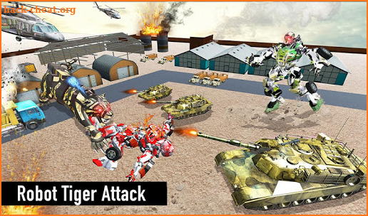 Ultimate Tiger Robot Car Transformer Simulator screenshot