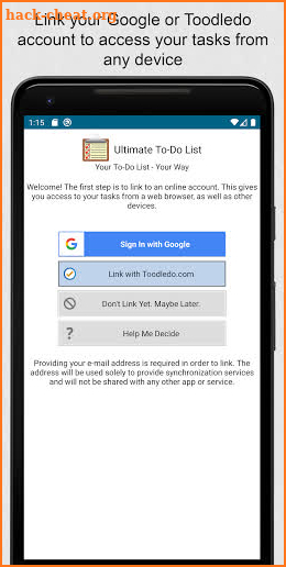 Ultimate To-Do List screenshot
