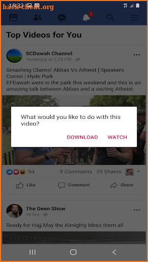 Ultimate Video Downloader for Facebook Pro screenshot