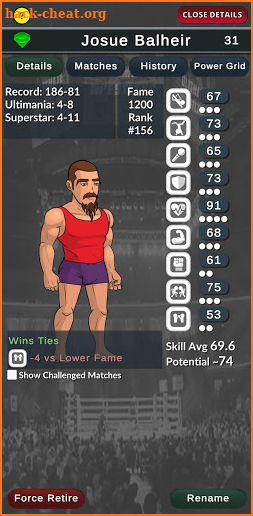 Ultimate Wrestling Manager screenshot