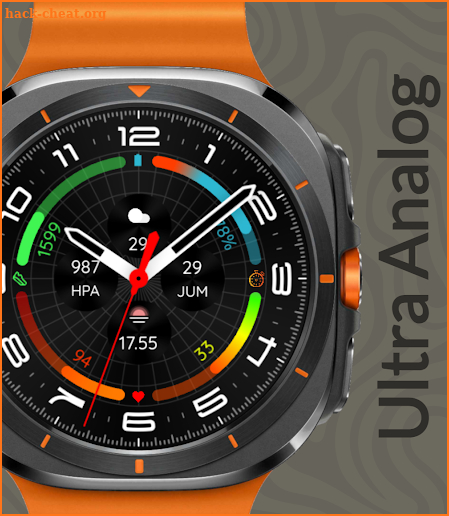 Ultra Analog Watch Face screenshot