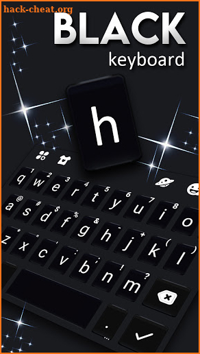 Ultra Black Keyboard Theme screenshot