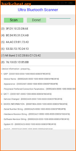 Ultra Bluetooth Scanner (Paid) screenshot